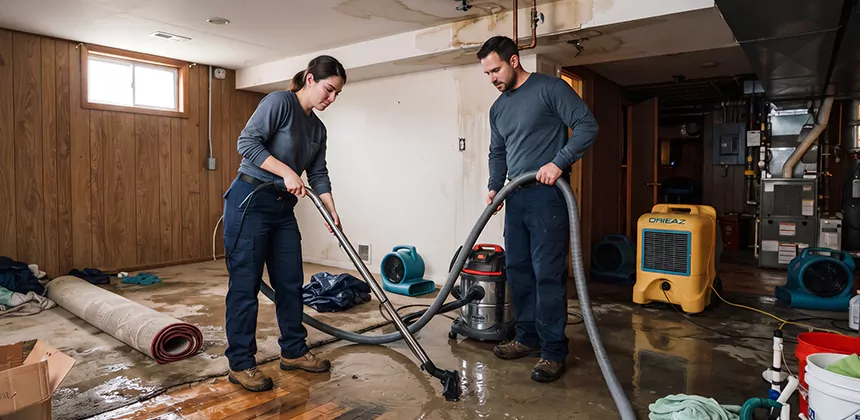 Frozen Pipe Burst Cleanup in Kenmore