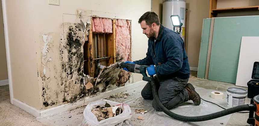 Black Mold Drywall Repair in Kenmore