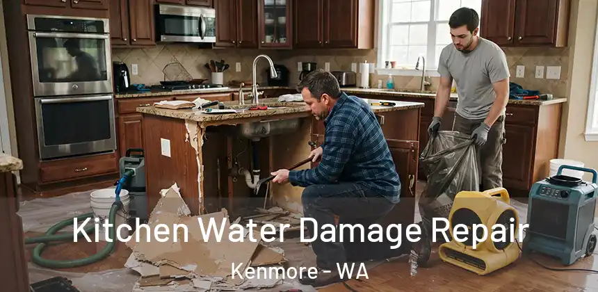  Kitchen Water Damage Repair Kenmore - WA